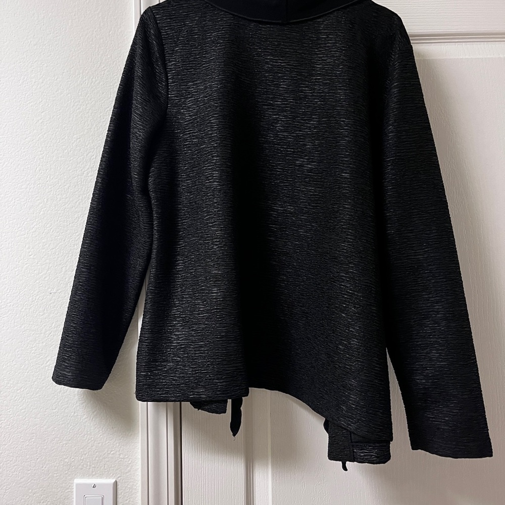 Chico's Black Ruffled Blazer - Picture 7 of 7